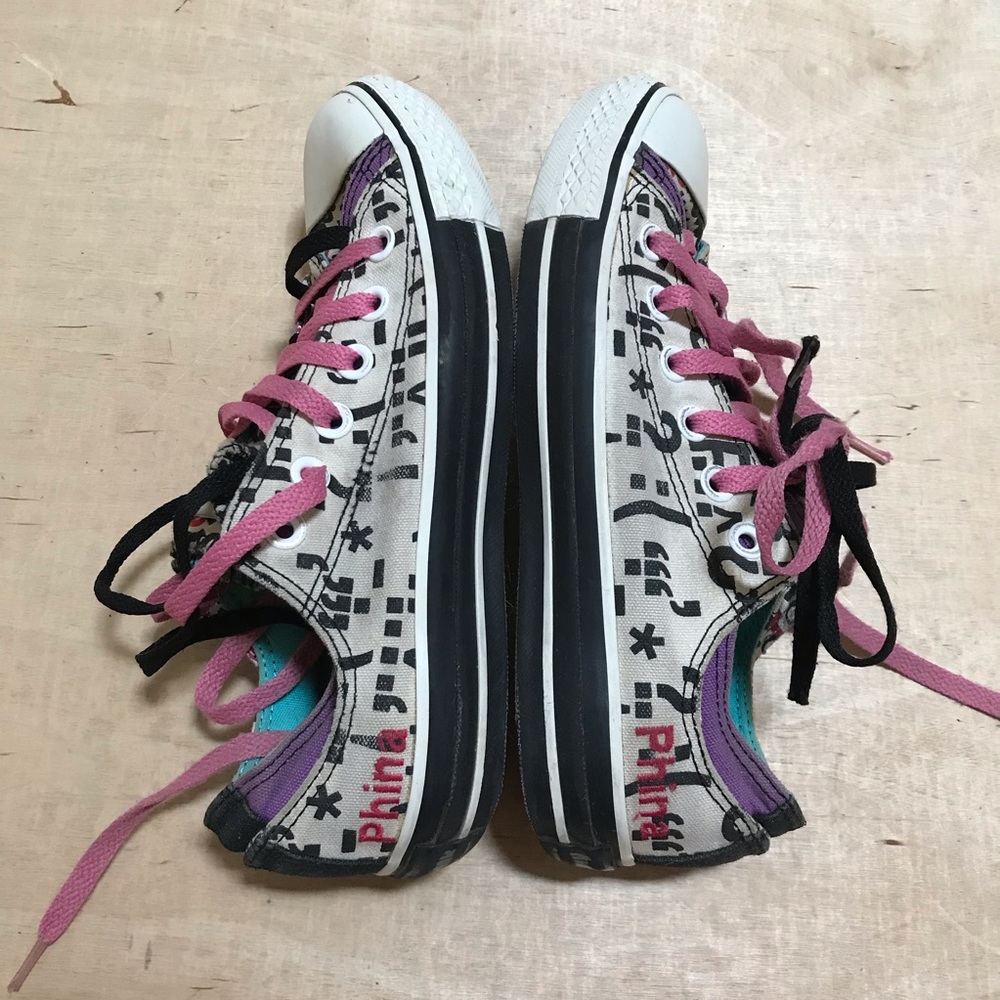 Converse Double Layer & Tongue Low Top Sneakers - Picture 4 of 15